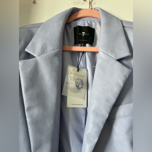 Available 12/1

$ firm 7 for all mankind Faux Leather Jacket - Picture 2 of 8